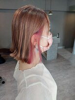 トラリ ヘアーメイク(Torali hair make) インナーピンクボブ