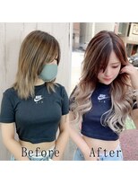 あるじゃんすー 静岡店&nbsp;キャラメルミルクティー#シールエクステ#韓国風レイヤー#静岡