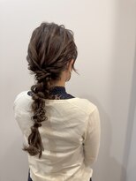ノル(nol.) エイトループ編みおろしヘア