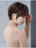 前髪あり大人ショートボブ20代30代40代【AIN.表参道】川原大地