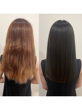 ナンプウ(Nanpu) 髪質改善】[新]ノンストレス縮毛矯正　20代、30代、40代