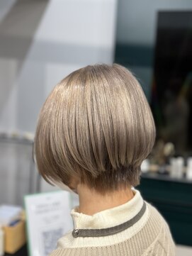 プレビア 上尾店(PREVIA) 髪質改善カラー☆ホワイトミルクティーベージュ