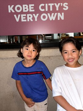 メリケンビューティーパーラー コウベ(MERICAN BEAUTY PARLOR KOBE) 似合わせキッズカット/黒髪/ボブ/アップバング/学割U24