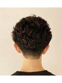 メンズのリッジパーマ