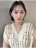 【PARK】切りっぱなしボブ×ラベンダーアッシュ
