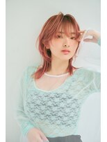 リトル エメ 仙台2号店(little×aimer)&nbsp;コーラルピンク×ウルフレイヤー