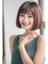 シェブル(che/ble)&nbsp;ナチュラルボブ×前下がりボブ×ストレートボブ30代40代