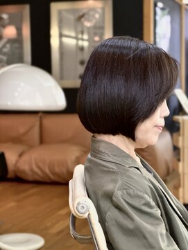 トランクサロンカッパード 大人切りっぱなしボブ＋オーガニックカラー＋生コラーゲンTR