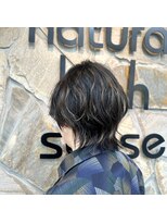 ナチュラルハイセンス 本店(natural high sense) ショートウルフ×ハイライト◇町屋/似合わせカット