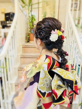 美容室 ティンカーベル 編みおろし