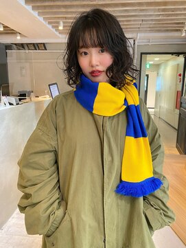 ホロ(hollo) ボブパーマウェーブミディアム