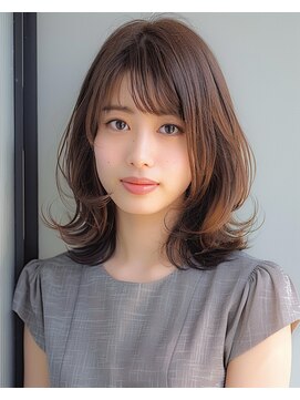 アノ 駒沢(ano) ナチュラルな柔らかセミロングヘア