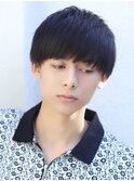 ナチュラルショートマッシュ/黒髪マッシュ