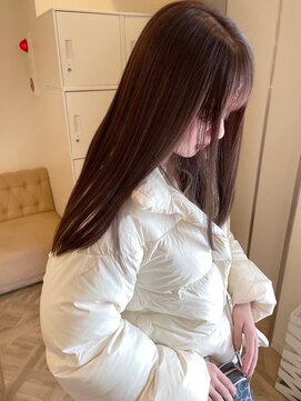 ラヴィズム 名駅店(LUVISM) ◎韓国ヘアー顔周りレイヤーおくれ毛ミディアム前髪名古屋/名駅