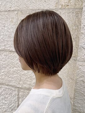 ハピネス 河原町店(Happiness) ショートボブ ブラウンベージュ 京都美容室 進詩織