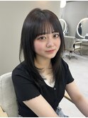 透明感カラー× 小顔レイヤー