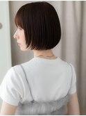 □シースルーバング似合わせカット小顔丸みボブ416川口30代40代