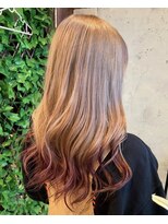 ヘアーデザイン ニコ(Hair Design nico)&nbsp;裾カラーピンク編