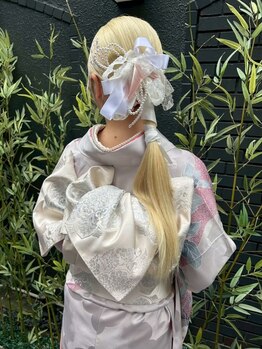 ルナクレセント (Luna crescent)の写真/[2026年成人式ご予約受付中]12月末までのお支払いで割引!ヘアセット+振袖着付￥18000~メイク追加も◎