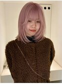 ペールピンク/レイヤーカット