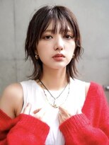 ギークス(GEEKS) 【GEEKS渋谷】ネオウルフ/ピンクグレージュ/ハッシュカット/小顔