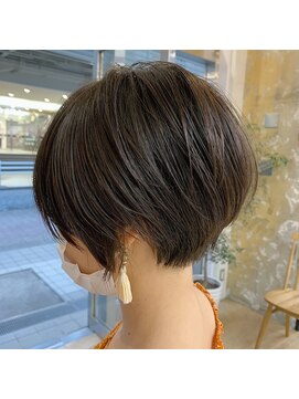 ショートボブ/丸み/向ヶ丘遊園/登戸/中村卓也