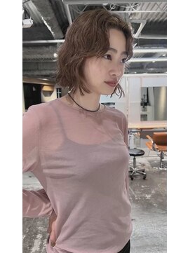 ナヌーク ダイカンヤマ(nanuk daikanyama) 透け感たっぷり！ハイトーンボブ