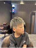 ツーブロック×ハイライト