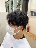 #メンズシャドウパーマ