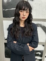 ロックス バイ マグ 松本(rocks BY MAG)&nbsp;◎暗髪でも透けるラベンダーグレージュロングレイヤー