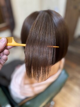 完全個室プライベートサロン Coo 髪質改善/白髪ぼかし【クー】 ピンクベージュ×髪質改善トリートメント【戸越銀座coo】