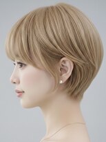 アンベル(ANBEL)&nbsp;ブリーチハイライト髪質改善ダブルカラーショートヘア