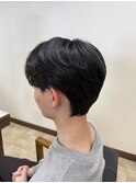 毛流れセンターパート