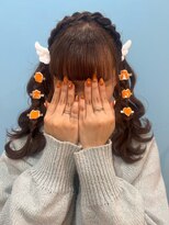 ラルム 仙台駅前店(LARME)&nbsp;編み込みカチューシャツインテール
