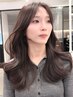 【人気No.2】透明感カラー+美髪矯正+カット【横田限定】
