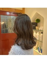 キングスベリー(Hair Relaxation King's Berry)&nbsp;暗めカラーグレージュカラー×レイヤーカット9.30