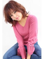 イソラブル(ISOLA-blu) 【女性らしい雰囲気】ピンクベージュ×大人ボブ