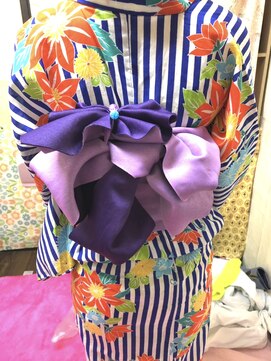 ヘアセットアップス(UP's) ≪可愛い♪≫◆UPｓ浴衣帯アレンジ『お任せ閃き結び(*´▽｀*)』