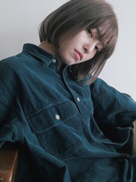 シア 表参道(SHEA.) 【高遠 翔馬】乾かすだけでおさまるフィットボブ/ダークアッシュ