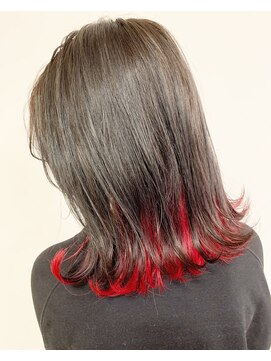 アヴァンス 北花田店(AVANCE) ＊インナーカラーvividred