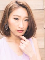 ロゼ(rosee) まとまりが欲しい時など…うるつやワンカールボブ×潤いベージュ