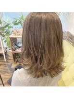 ヘアメイク ラリス(hair make Rallis)&nbsp;外ハネミディアムスタイル