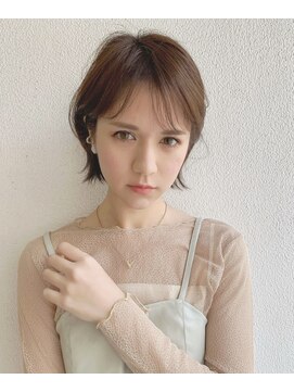 ユーリー(juurii) ベイビーバングの外ハネミニボブ