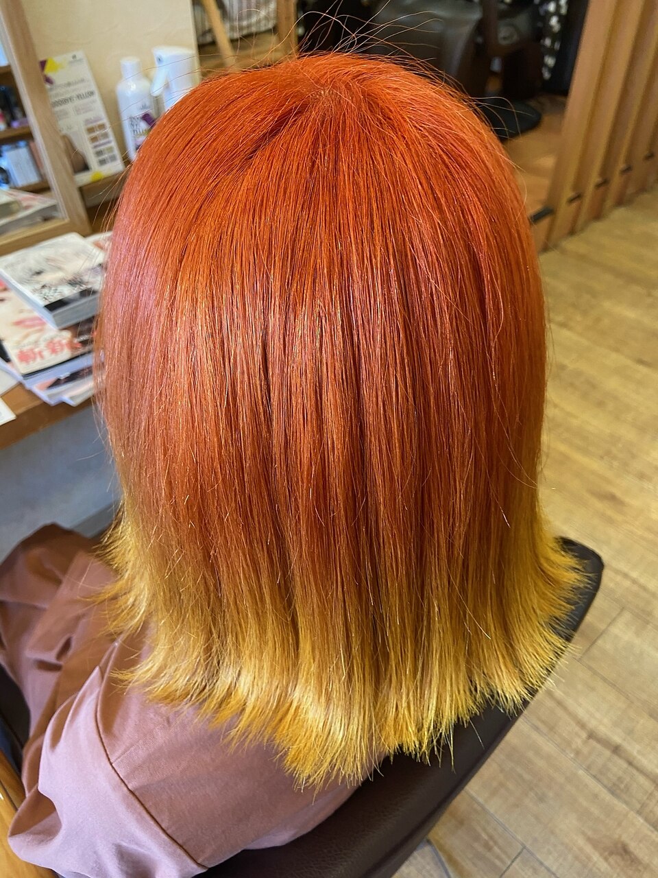 オレンジシャーベットカラー：L116822567｜ヘアーコレット(hair Colet