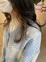 アドラーブル 長岡新保店(adorable)&nbsp;艶感♪大人可愛い内巻きゆるカール☆イヤリングカラー