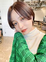 ガーデン タチカワ(garden tachikawa)&nbsp;暗髪×束感ショート×小顔立体カット