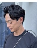 ビジネスフォーマル 七三 刈り上げない サイドパートショート