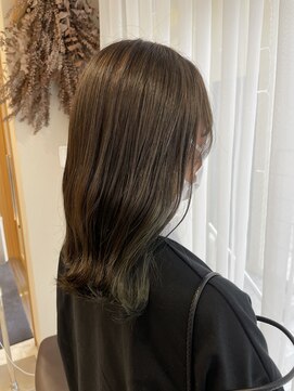 ベルバイヘアスイッチ(by hairswitch) オリーブアッシュカラー!