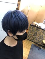 ブープトゥループ(booptroop)&nbsp;メンズ風　ショート　コバルトブルー