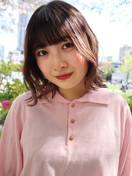 アレンヘアー 京橋店(ALLEN hair) 外ハネ/ボブ/春カラー/韓国くびれミディアム/伸ばしかけボブ